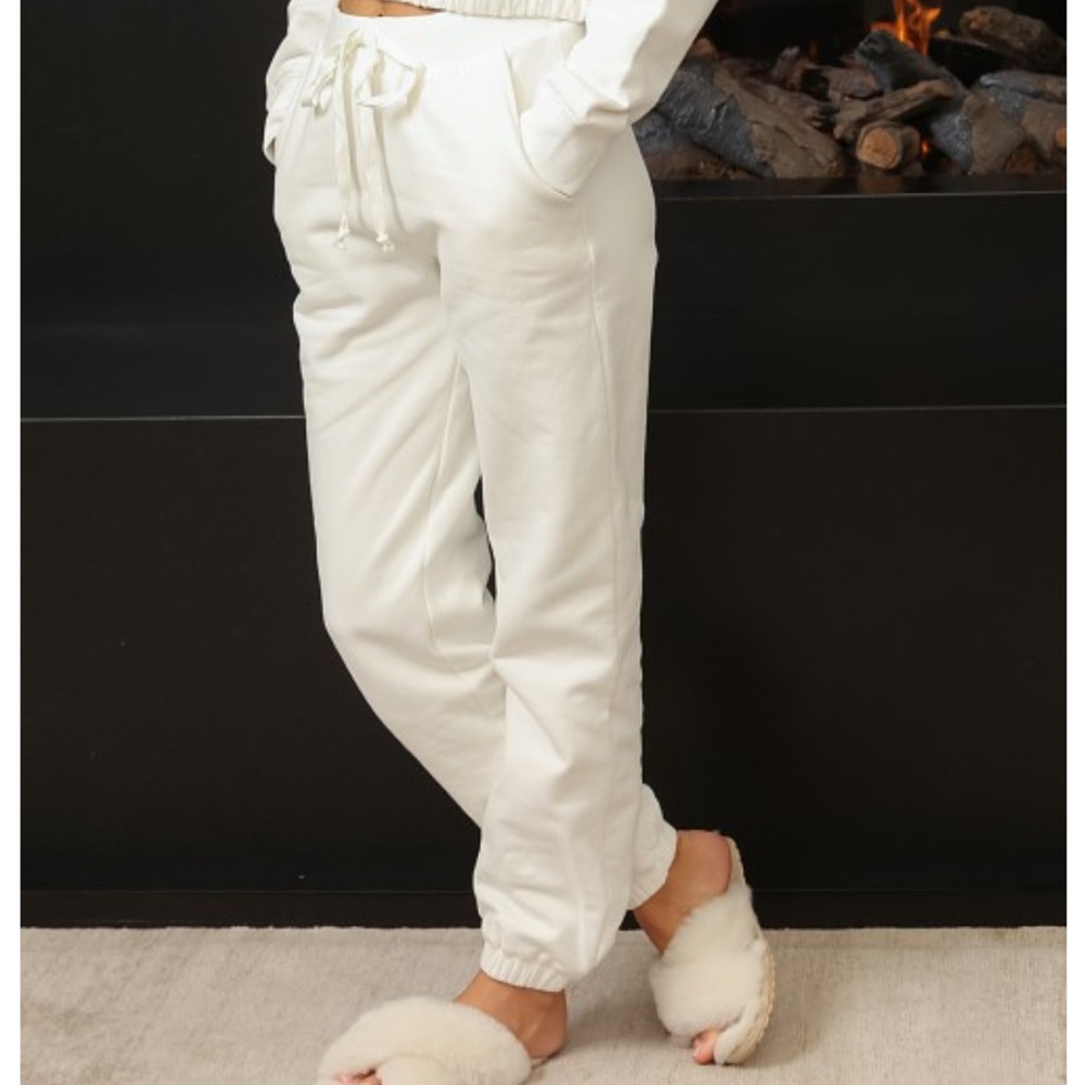 NEW NIA The Brand Bradley Sweatpant White size XS